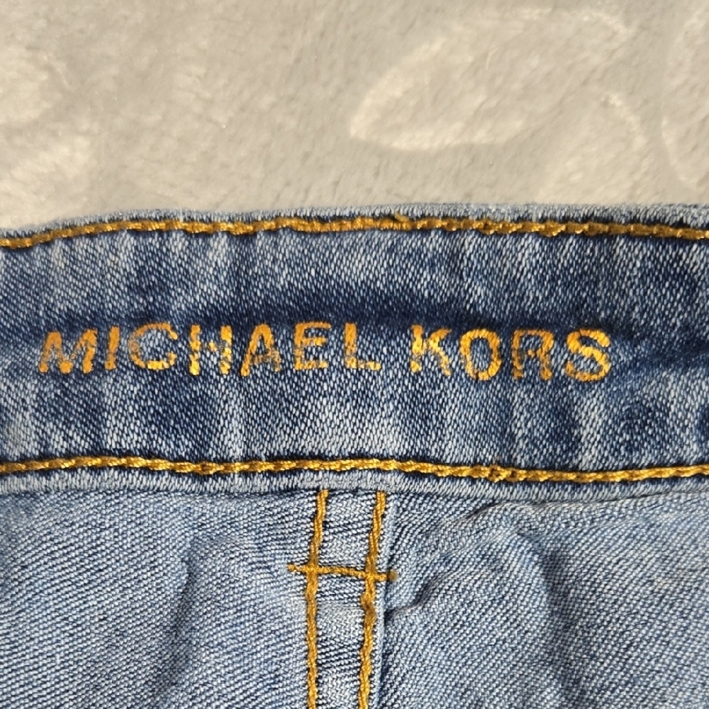 Michael Kors Blue Skinny Jeans Medium Wash - Picture 2 of 4